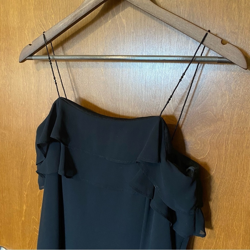 Vintage Y2K Black Ruffled Dress - Picture 5 of 8